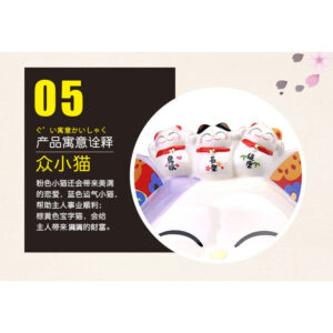 Japanese style Lucky Cat Decoration for indoor