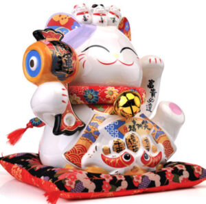 Japanese style Lucky Cat Decoration for indoor