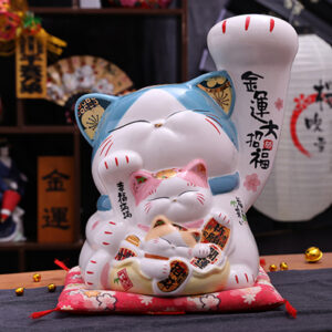 Japanese style Lucky Cat Decoration for indoor