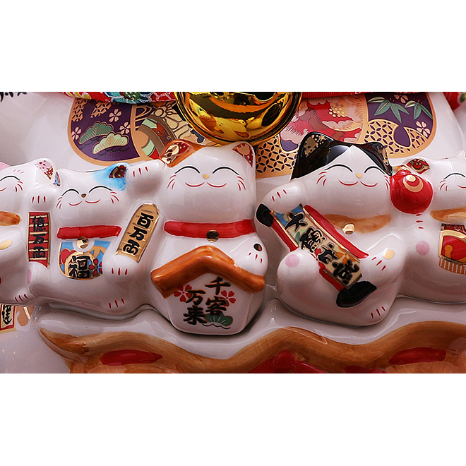 Japanese style Lucky Cat Decoration for indoor