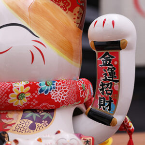 Japanese style Lucky Cat Decoration for indoor