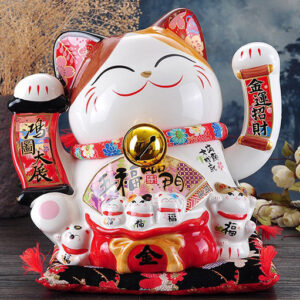 Japanese style Lucky Cat Decoration for indoor