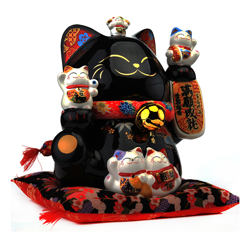 Japanese style Lucky Cat Decoration for indoor
