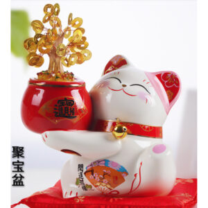 Japanese style Lucky Cat Decoration for indoor