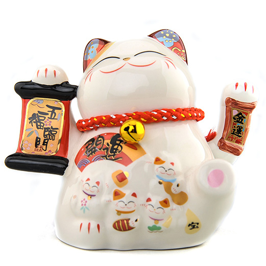 Japanese style Lucky Cat Decoration for indoor