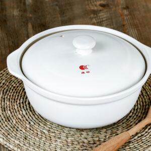 康舒陶瓷鍋(白色) Kangshu Chinese Ceramic Cooking Pot (White)