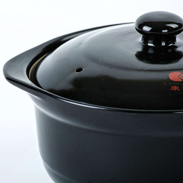 康舒陶瓷鍋(黑色) Kangshu Chinese Ceramic Cooking Pot (Black)