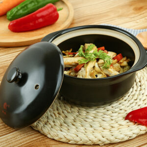 康舒陶瓷鍋(黑色) Kangshu Chinese Ceramic Cooking Pot (Black)