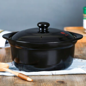 康舒陶瓷鍋(黑色) Kangshu Chinese Ceramic Cooking Pot (Black)