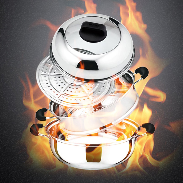 不銹鋼雙層蒸鍋2