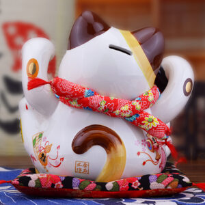 Japanese style Lucky Cat Decoration for indoor