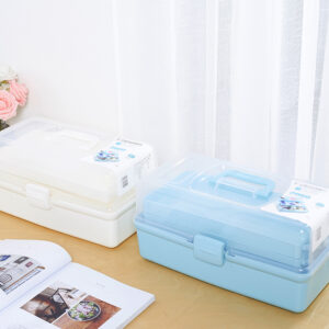 多功能分層手提收納盒