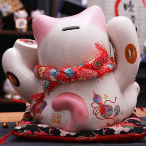 Japanese style Lucky Cat Decoration for indoor