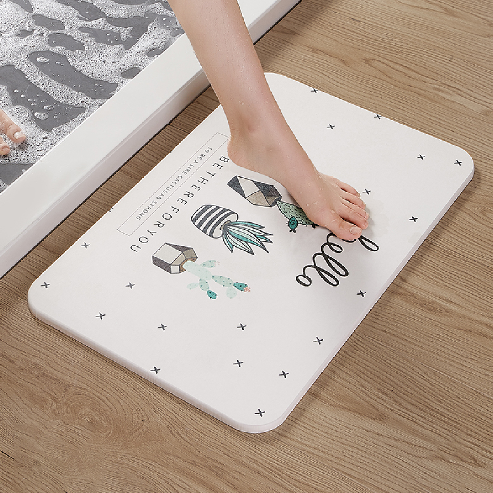 硅藻泥吸水地墊 Diatomaceous Super Absorbent Bath Mats