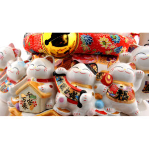 Japanese style Lucky Cat Decoration for indoor