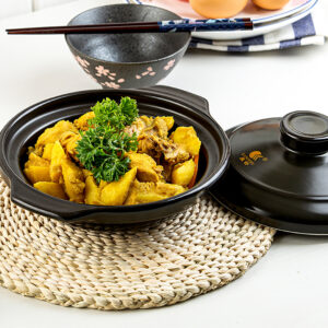 康舒陶瓷鍋(黑色) Kangshu Chinese Ceramic Cooking Pot (Black)