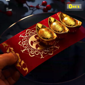 磨砂福字利是細節 - 厚身硬直