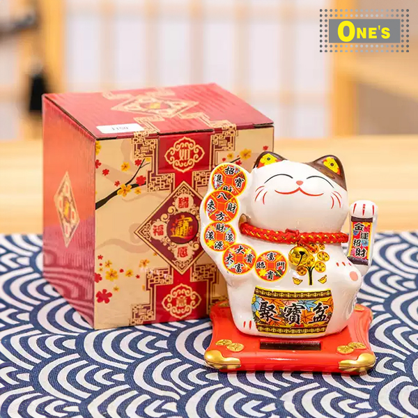 Lucky Cat 招財貓 Solar Power 太陽能 Box Display
