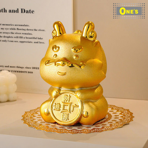 卡通金龍錢罌 (財源廣進) Chinese New Year / Lunar New Year Golden Dragon Piggy Bank