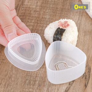 日本製三角形飯糰模具(Made in Japan DIY Rice Triangle Ball Origini Mold) 2 in a pack. One Big one small.