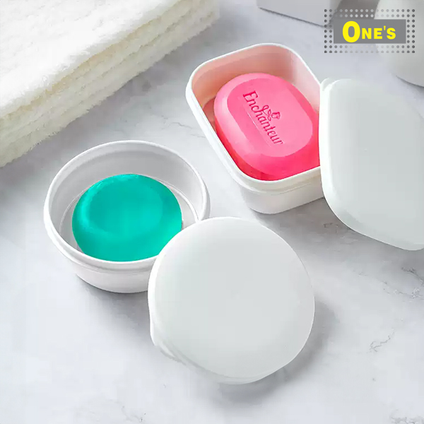 Made in Japan Mini Plastic Soap Box (White)