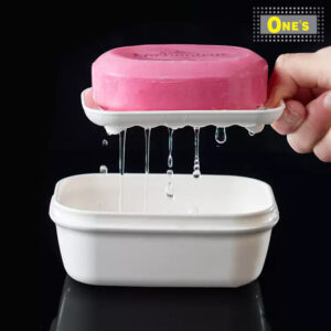 Made in Japan Mini Plastic Soap Box (White)