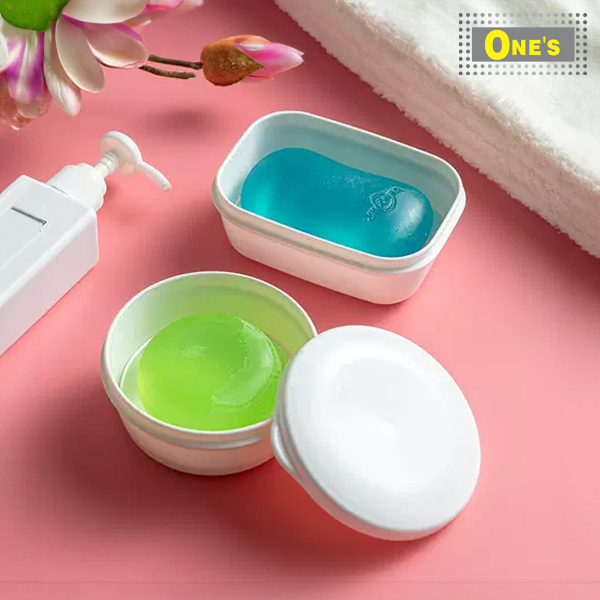 Made in Japan Mini Plastic Soap Box (White)