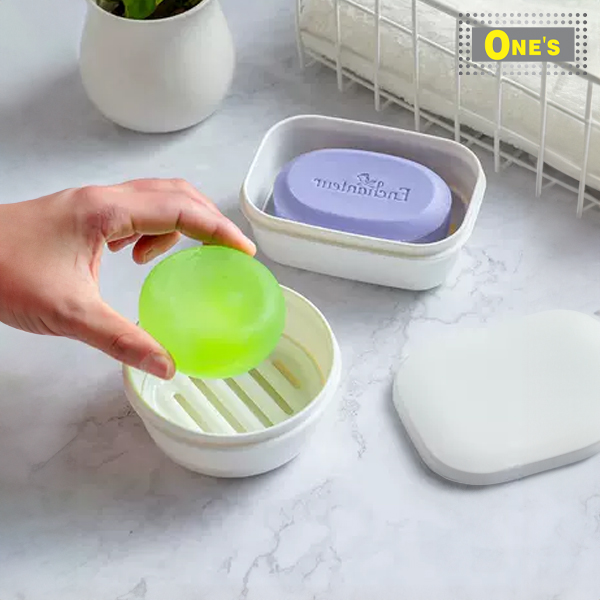 Made in Japan Mini Plastic Soap Box (White)
