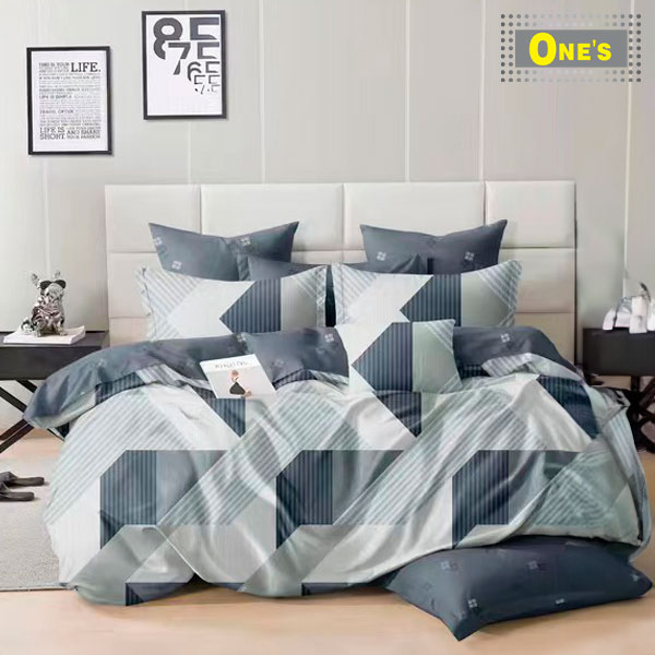Dark Triangle pattern Bedding. ONNO HOME Fitted Sheet, Flat Sheet and Pillow Case SET, comes with Twins, Double, Full, Queen, King Size for selection.