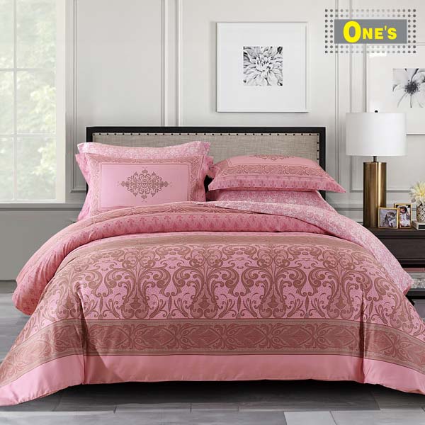 Casa Calvin - Toscana Series - TF288 Red Rose Pink Vintage Bedding
