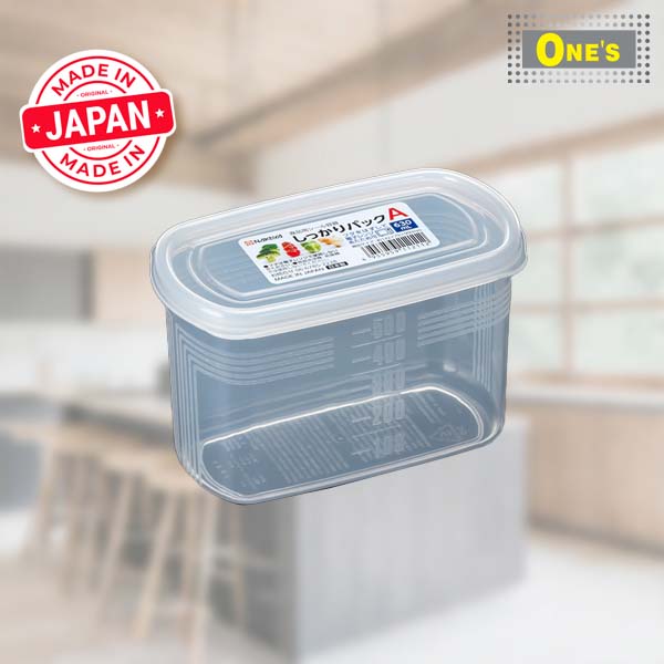 NAKAYA - A-Z Series plastic transparent food container, made in Japan. A: 630mL