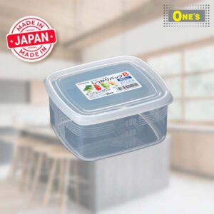NAKAYA - A-Z Series plastic transparent food container, made in Japan. B: 900mL