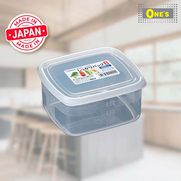 NAKAYA - A-Z Series plastic transparent food container, made in Japan. B: 900mL