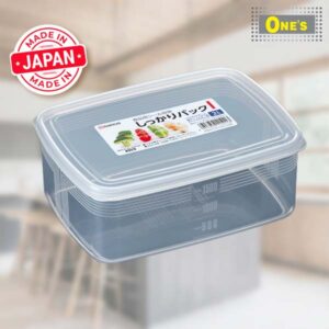NAKAYA - A-Z Series plastic transparent food container, made in Japan. I: 2L