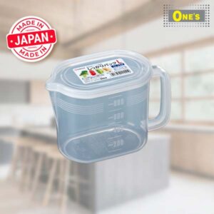 NAKAYA - A-Z Series plastic transparent food container, made in Japan. L: 1L