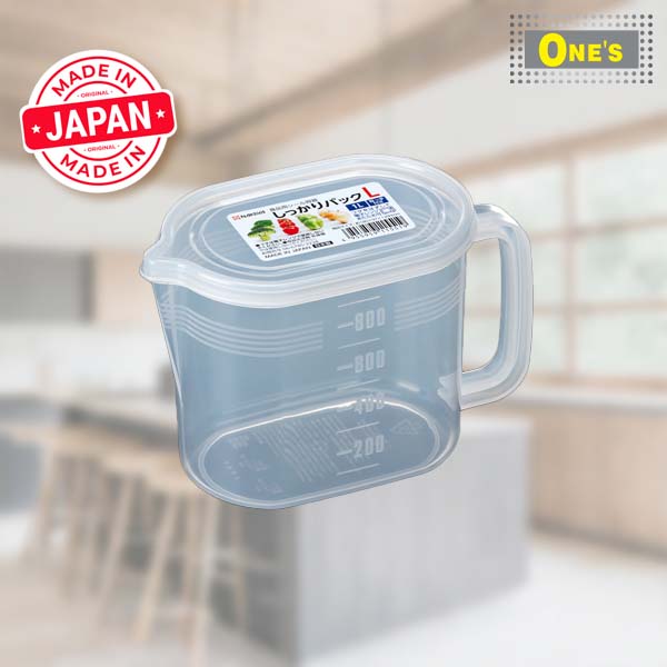 NAKAYA - A-Z Series plastic transparent food container, made in Japan. L: 1L