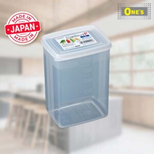 NAKAYA - A-Z Series plastic transparent food container, made in Japan. P: 1.3L