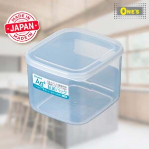 NAKAYA - Ag+ antibacterial plastic transparent food container, made in Japan. 1000mL
