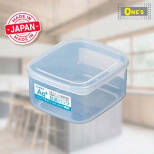 NAKAYA - Ag+ antibacterial plastic transparent food container, made in Japan. 700mL