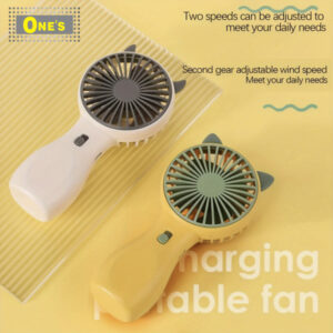 充電式便携電風扇 流線型設計 Dian Di Handheld Fan SQ2237, Summer item portable rechargable fan. Two speeds can be adjusted ti meet your daily needs.