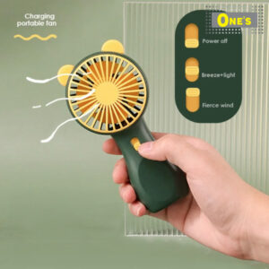 充電式便携電風扇 流線型設計 Dian Di Handheld Fan SQ2237, Summer item portable rechargable fan. Two speeds can be adjusted ti meet your daily needs.