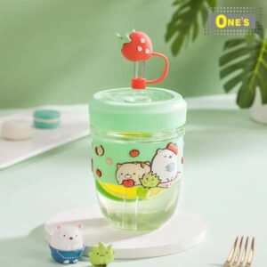 日本企業San-X角落生物Sumikko Gurashi（すみっコぐらし），又名角落小夥伴，卡通角色咖啡保溫瓶 。 San-X Sumikko Gurashi, cartoon character coffee cup.