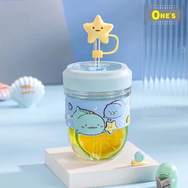 日本企業San-X角落生物Sumikko Gurashi（すみっコぐらし），又名角落小夥伴，卡通角色咖啡保溫瓶 。 San-X Sumikko Gurashi, cartoon character coffee cup.