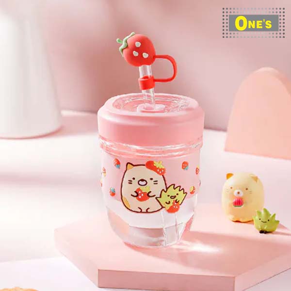 日本企業San-X角落生物Sumikko Gurashi（すみっコぐらし），又名角落小夥伴，卡通角色咖啡保溫瓶 。 San-X Sumikko Gurashi, cartoon character coffee cup.