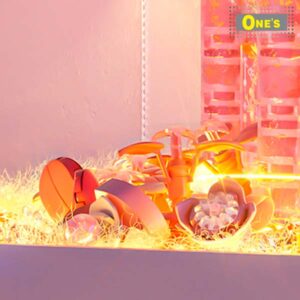 月光社 星月城堡 積木玩具 女生 送禮 Star-Moon Castle Dream Princess Girl Crystal Castle Brick Toy Gift Present (Pink)