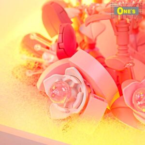 月光社 星月城堡 積木玩具 女生 送禮 Star-Moon Castle Dream Princess Girl Crystal Castle Brick Toy Gift Present (Pink)