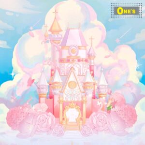 月光社 星月城堡 積木玩具 女生 送禮 Star-Moon Castle Dream Princess Girl Crystal Castle Brick Toy Gift Present (Pink)