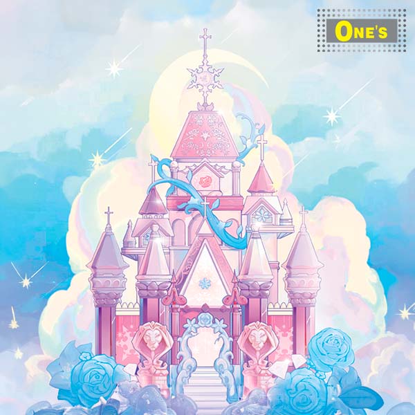 月光社 星月城堡 積木玩具 女生 送禮 Star-Moon Castle Dream Princess Girl Crystal Castle Brick Toy Gift Present (Purple)