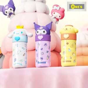 三麗鷗大耳狗布丁狗酷洛米保溫瓶350mL Sanrio Cinnamoroll Pom Pom Purin Kuromi Stainless Steel Thermal Bottle 350mL