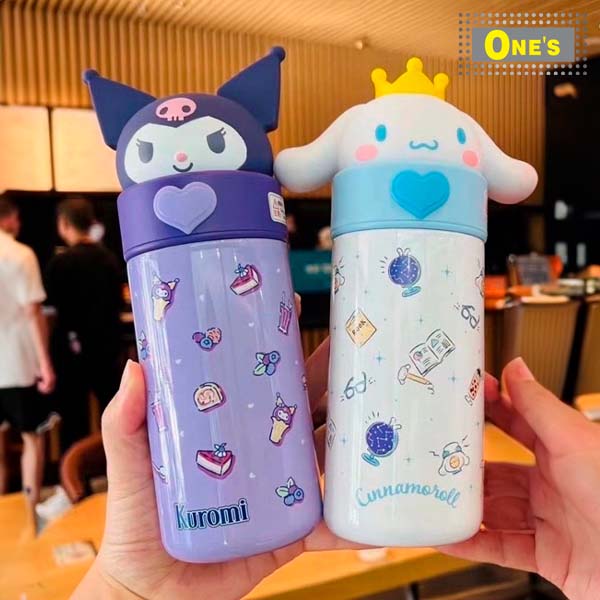 三麗鷗大耳狗酷洛米保溫瓶350mL Sanrio Cinnamoroll Kuromi Stainless Steel Thermal Bottle 350mL